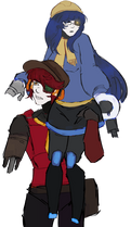 Tesla & Desmond! (Drawn by Ethan)