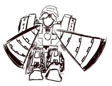 Rock Crush drawing from husband β‘